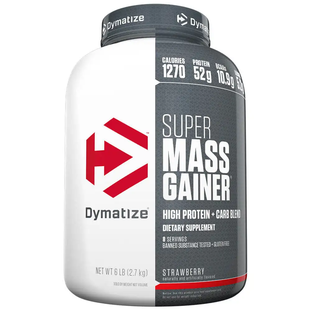 Dymatize Super Mass Gainer,  6 lb  Strawberry