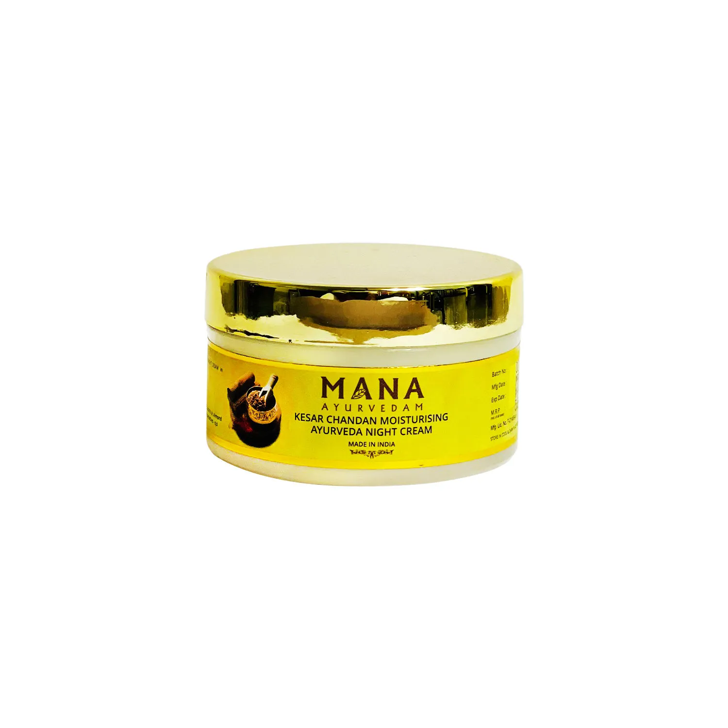 Mana Ayurvedam Kesar Chandan Moisturising Ayurveda Night Cream