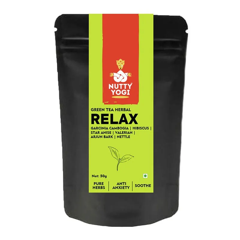 Nutty Yogi Green Herbal Relax Tea