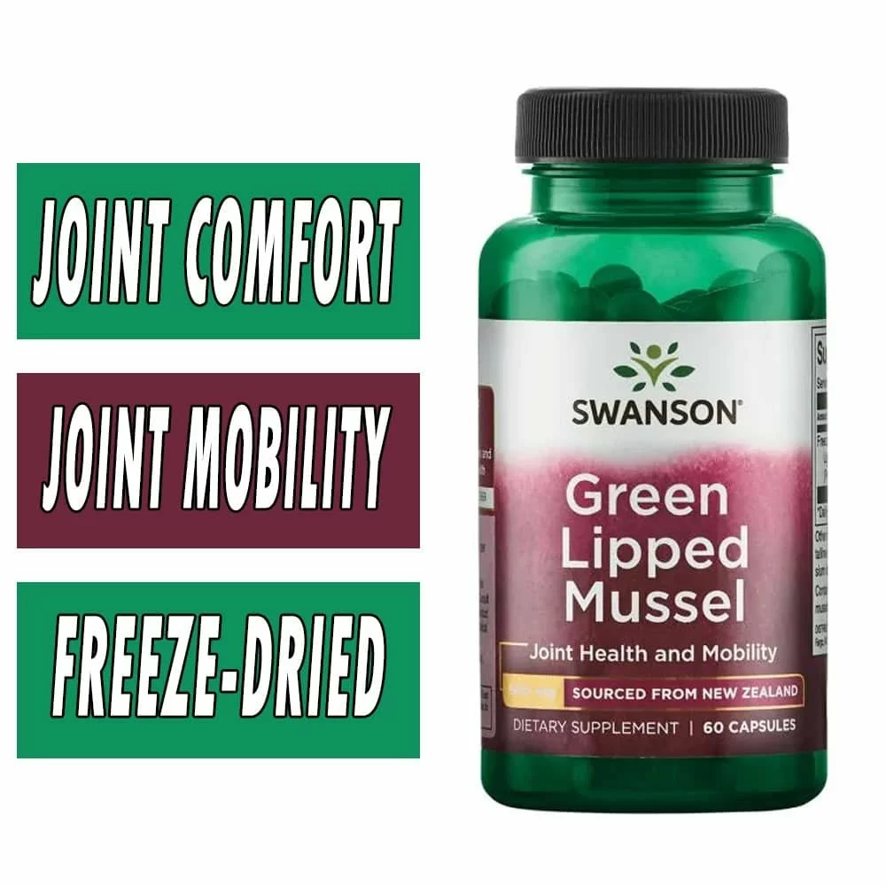 Swanson Green Lipped Mussel - 500 mg - 60 Caps