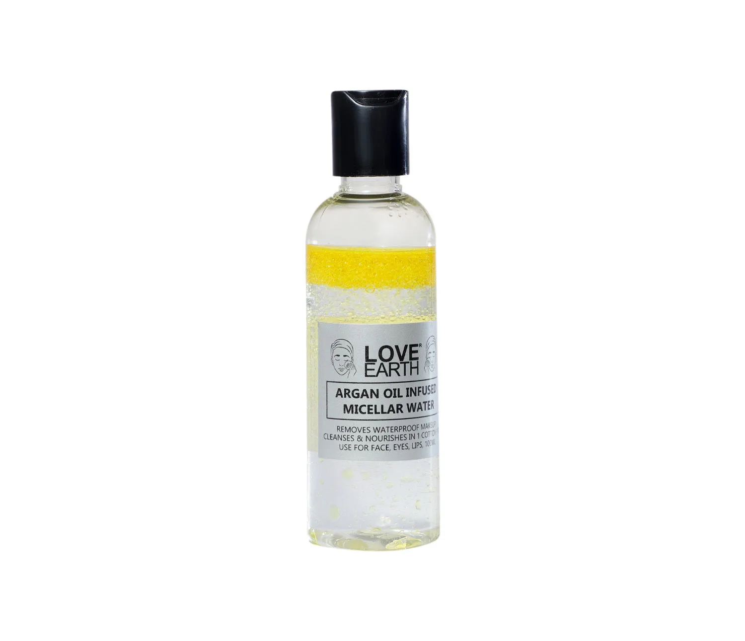 Love Earth Argan Oil-Infused Micellar Water Makeup Remover with Argan Oil & Micellar Water