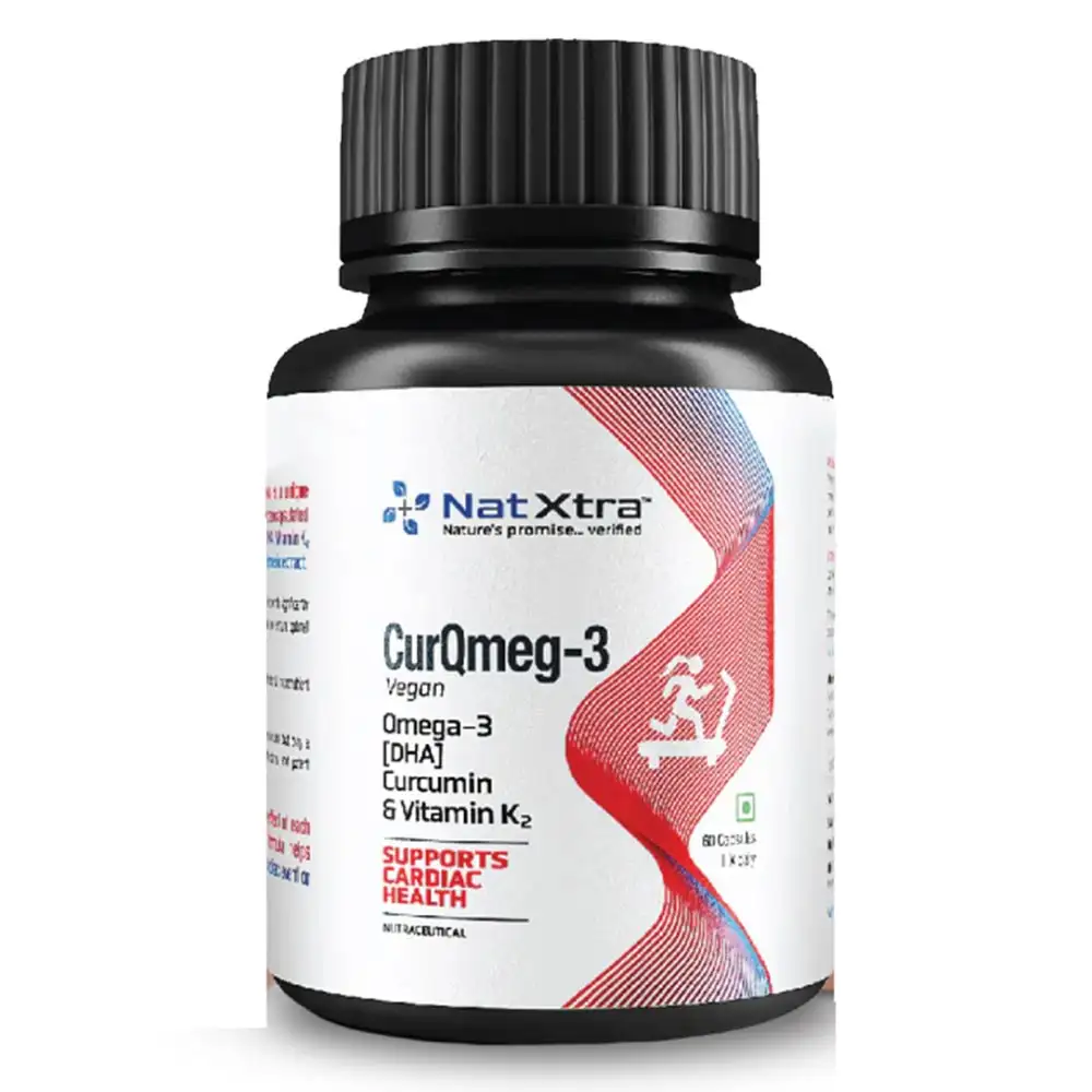 Natxtra CurQmeg-3,  60 capsules