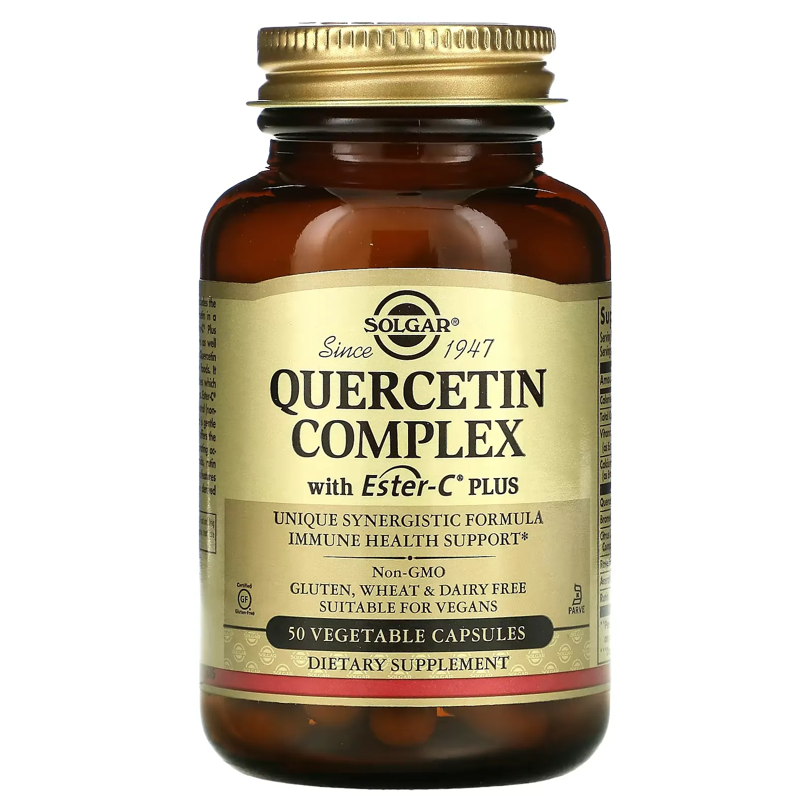 Quercetin Complex with Ester-C Plus, 50 Vegetable Capsules