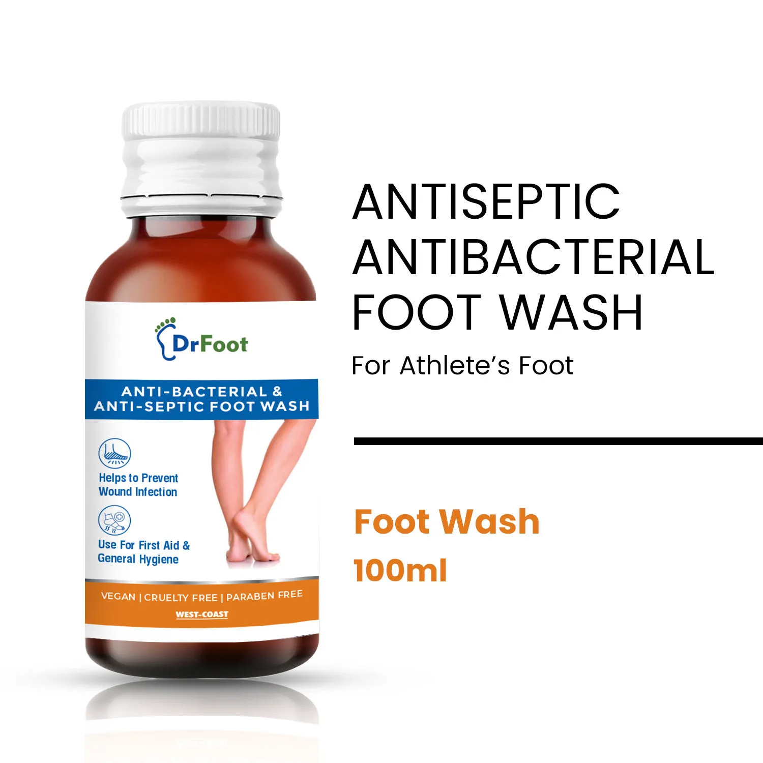 Dr.Foot Antiseptic Antibacterial Foot Wash