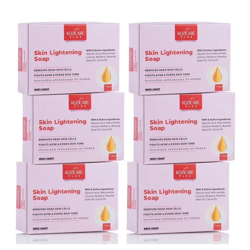 Kozicare Plus Skin Lightening Soap - Pack of 6