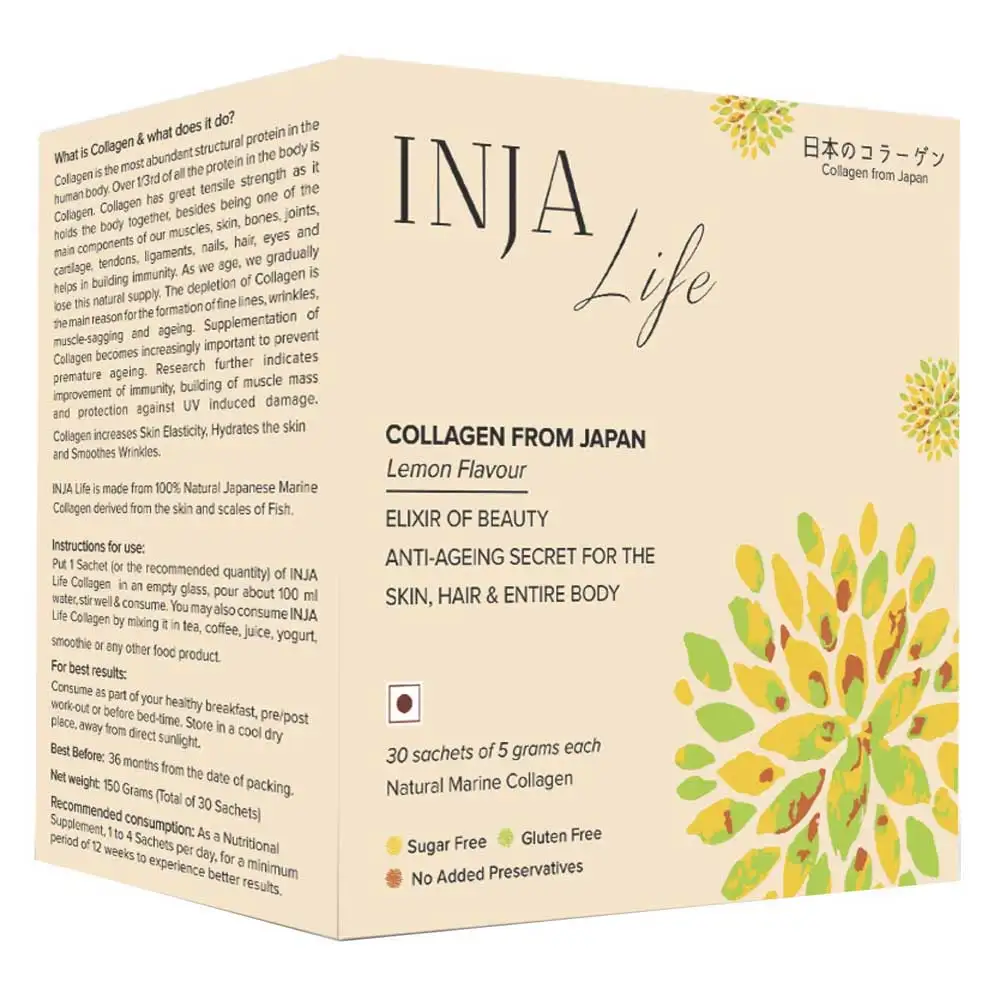 INJA Wellness INJA Life Collagen,  30 sachets/pack  Lemon