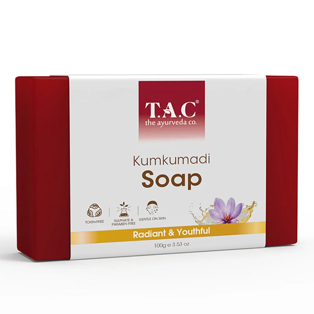 TAC - The Ayurveda Co.Kumkumadi Soap Radiant & Youthful Skin