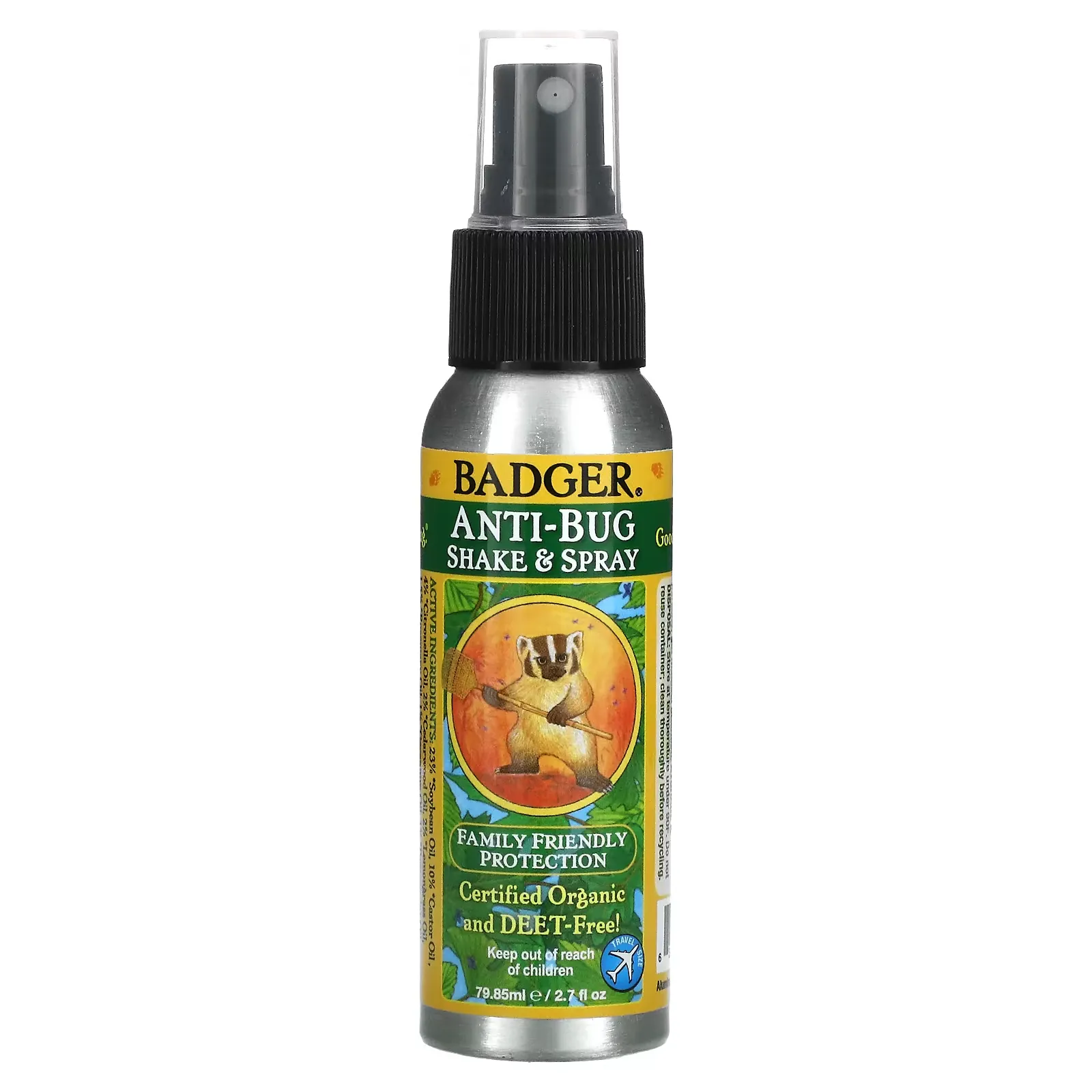 Anti-Bug, Shake & Spray, 2.7 fl oz (79.85 ml)