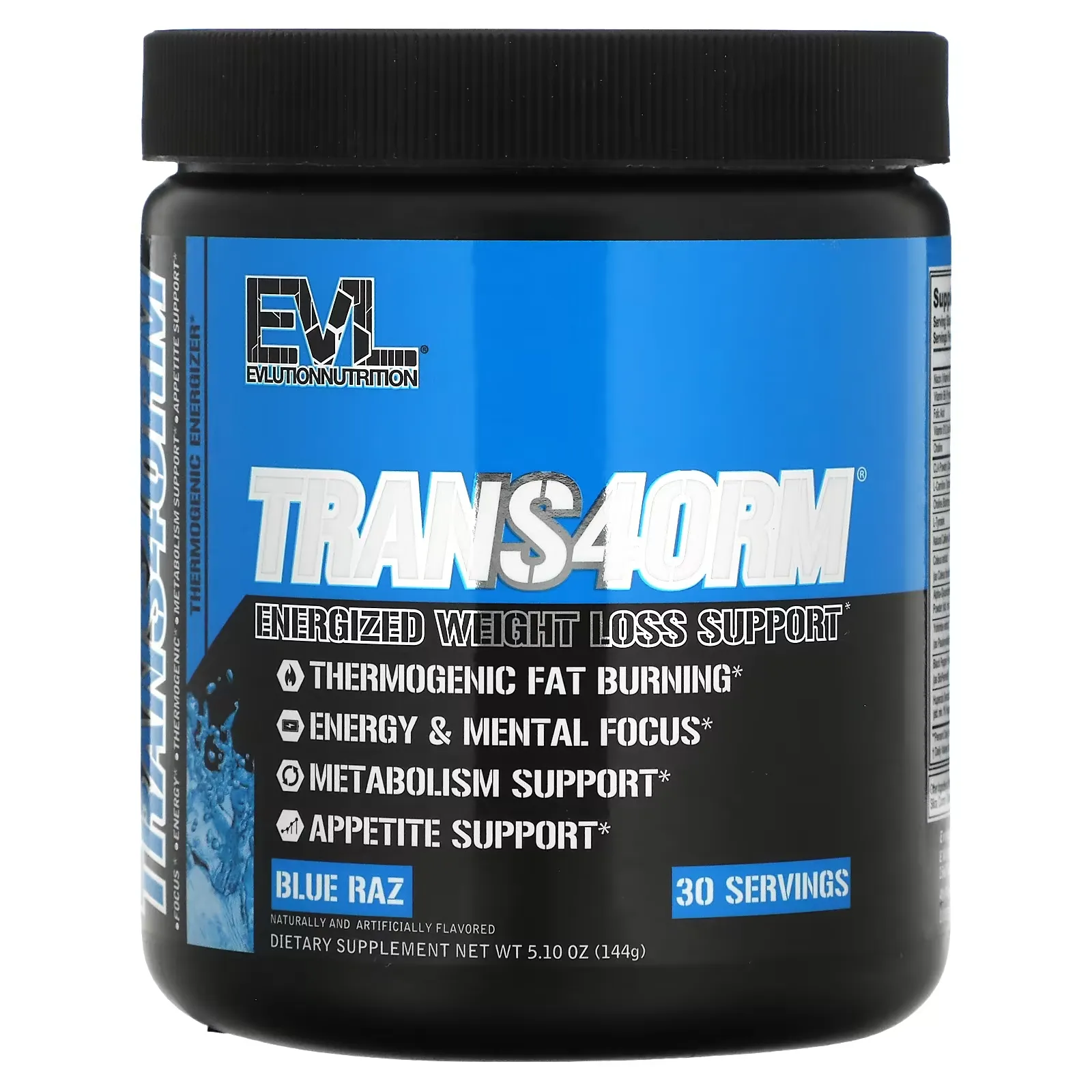 Trans4orm, Blue Raz, 5.10 oz (144 g)