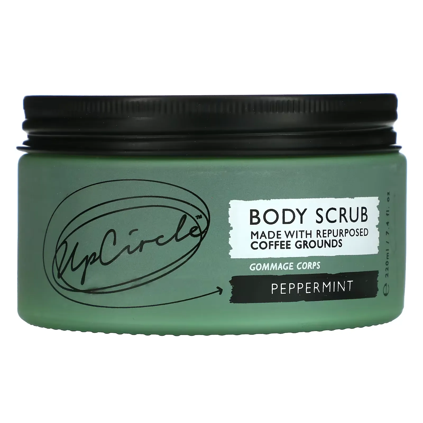 Body Scrub, Peppermint, 7.4 fl. oz (220 ml)