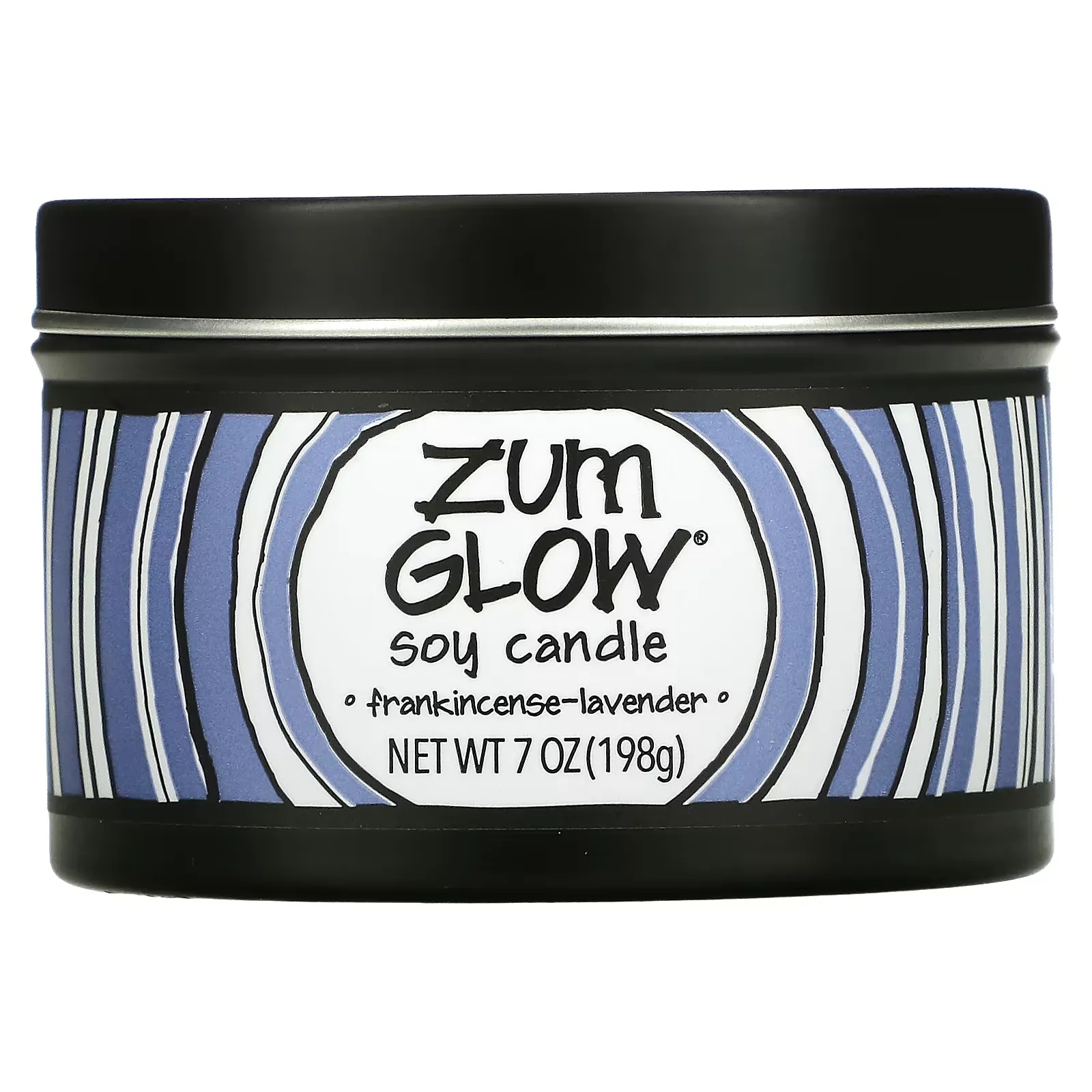 Glow, Soy Candle, Frankincense & Lavender, 7 oz (198 g)