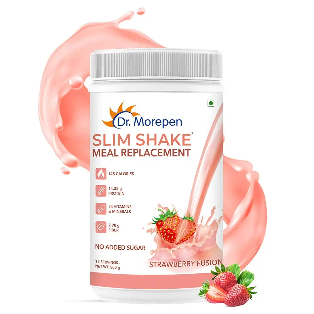 Dr. Morepen Slim Shake,  500 g  Strawberry Fusion