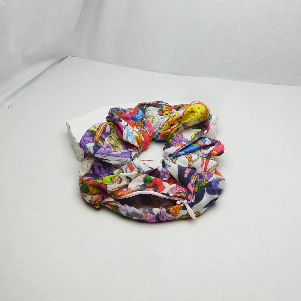 Soho Boho Studio Comic Zipper Scrunchie