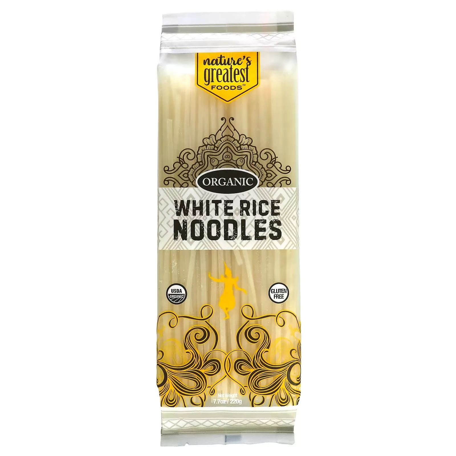 Organic White Rice Noodles, 7.7 oz (220 g)