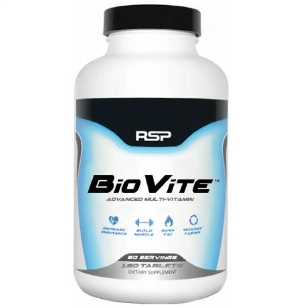 RSP Nutrition BioVite Multivitamin,  180 tablet(s)  Unflavoured