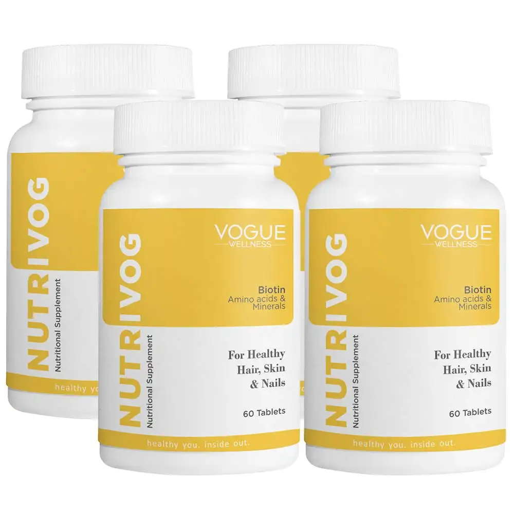 Vogue Wellness Nutrivog,  60 tablet(s)  Unflavoured (Pack of 4)