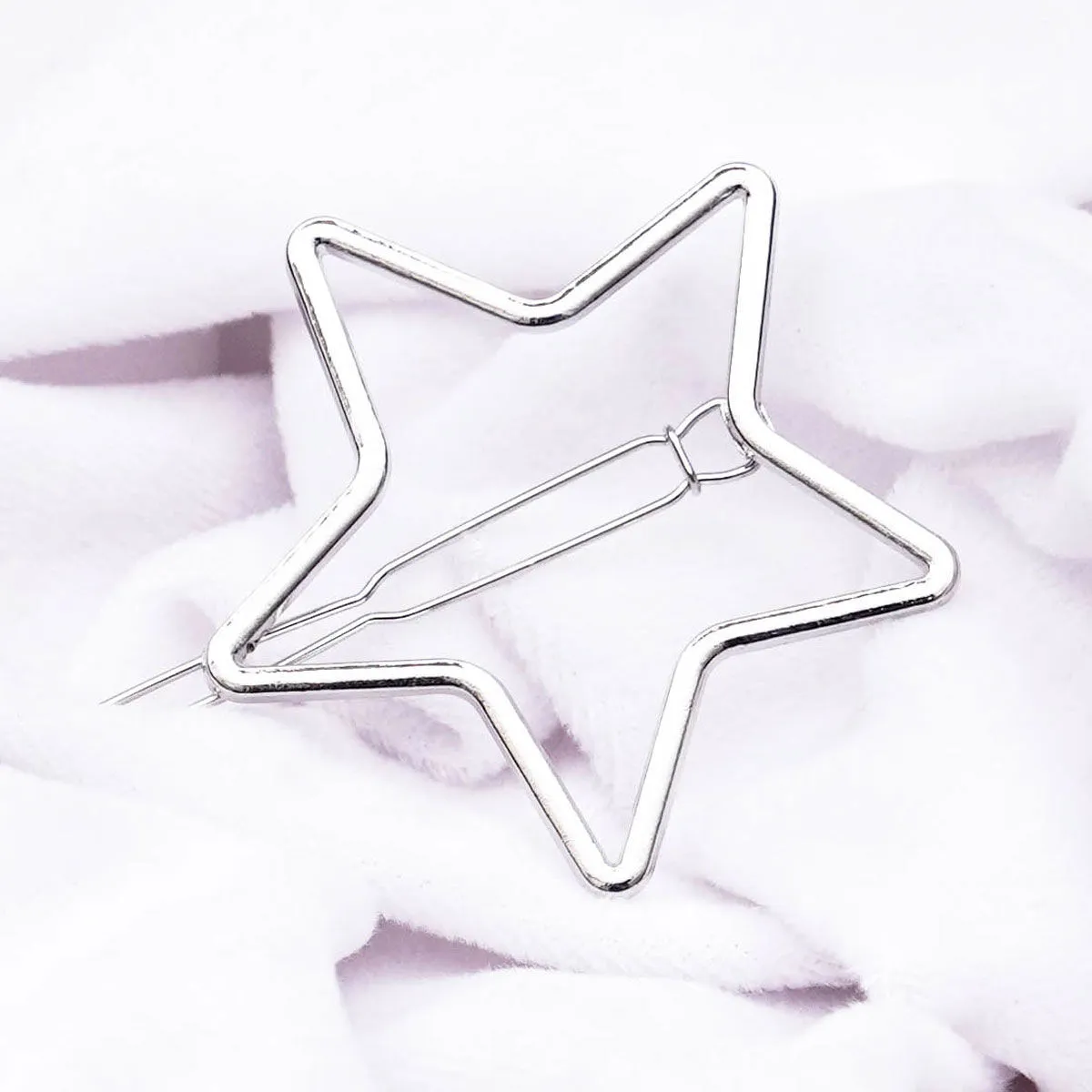 Ferosh Sparkling Star Silver Hairpin