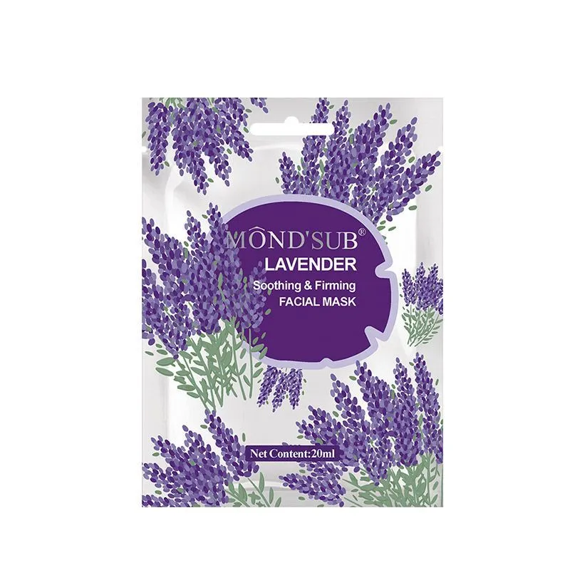 Mond'Sub Lavender Soothing & Firming Face Mask Sheets - Pack of 2