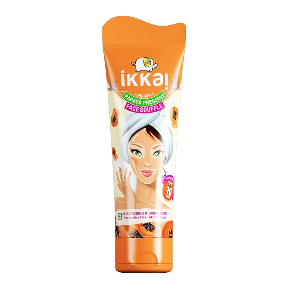 Ikkai by Lotus Herbals Organic Papaya Preserve Face Souffle for All Skin Types