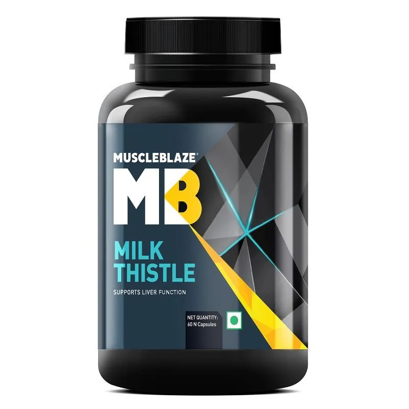 MuscleBlaze Milk Thistle Capsules