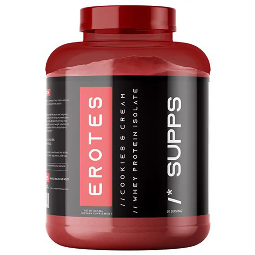 SUPPS EROTES Whey Protein Isolate,  3.96 lb  Cookies & Cream