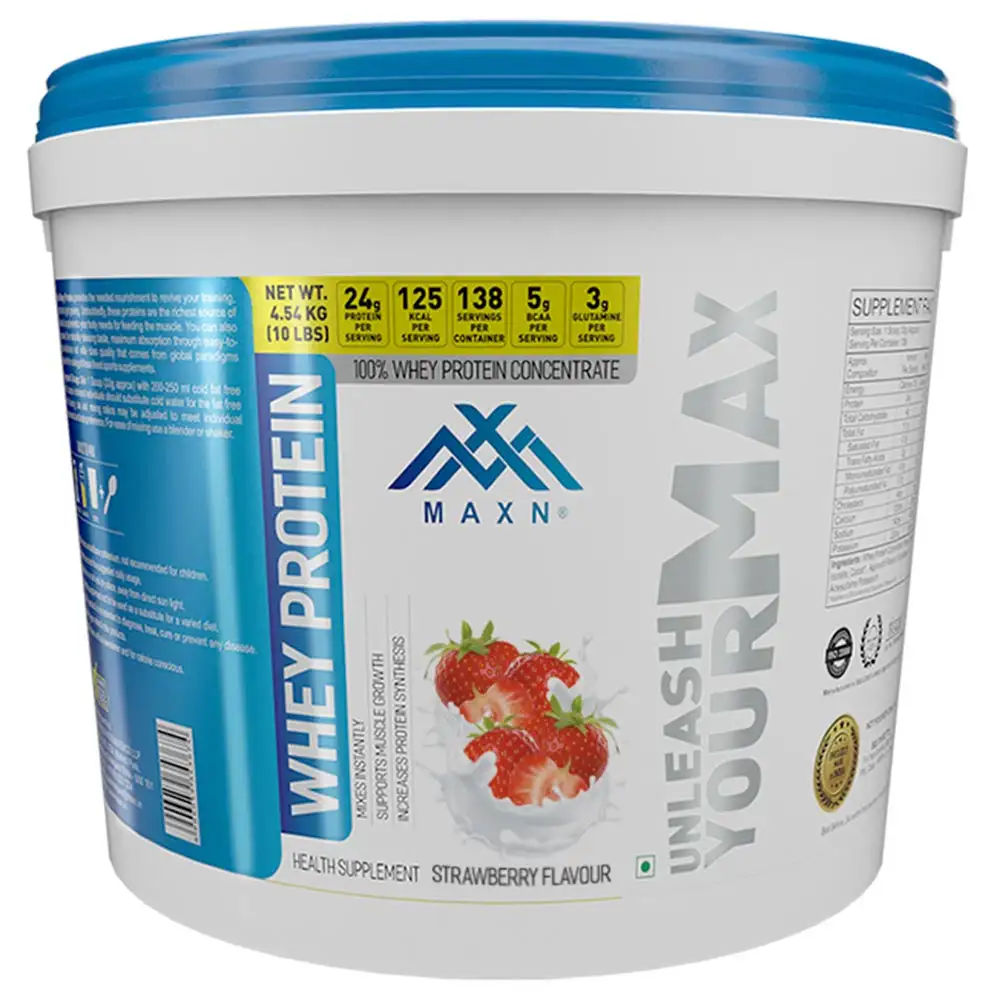 Maxn Whey Protein,  10 lb  Strawberry