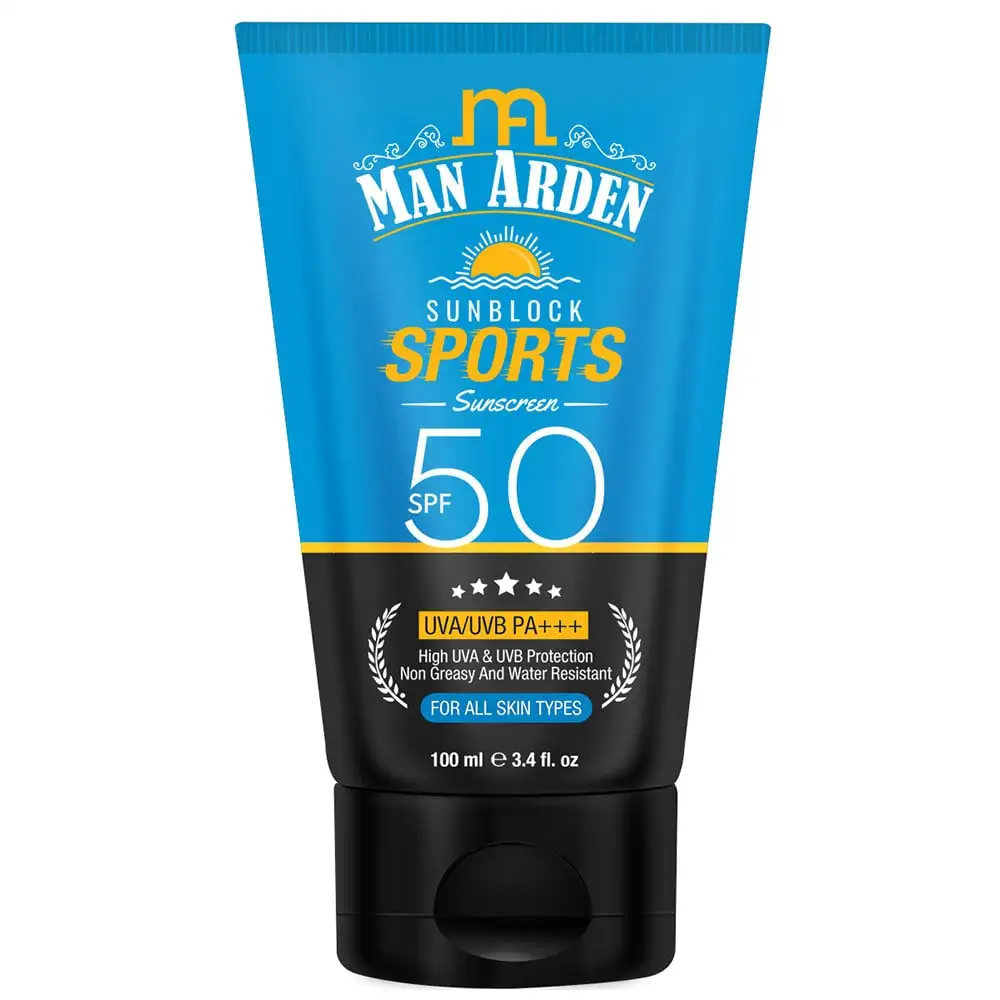 Man Arden SunBlock Sport Sunscreen,  100 ml  for All Skin Types