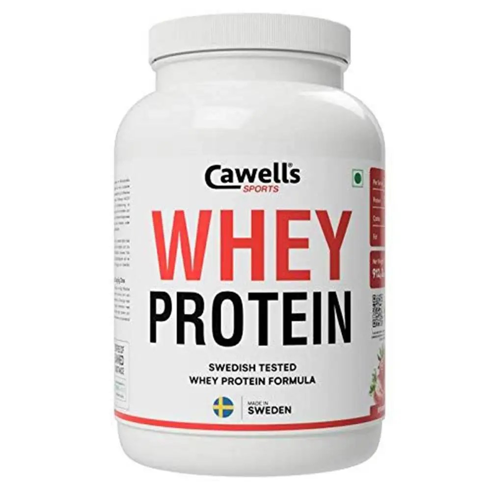 Cawells Sports Whey Protein,  2.01 lb  Strawberry