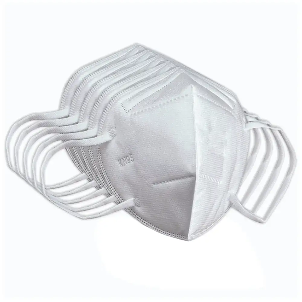 NutraFirst KN95 Anti-Pollution Filter Mask,  White (Pack of 5)