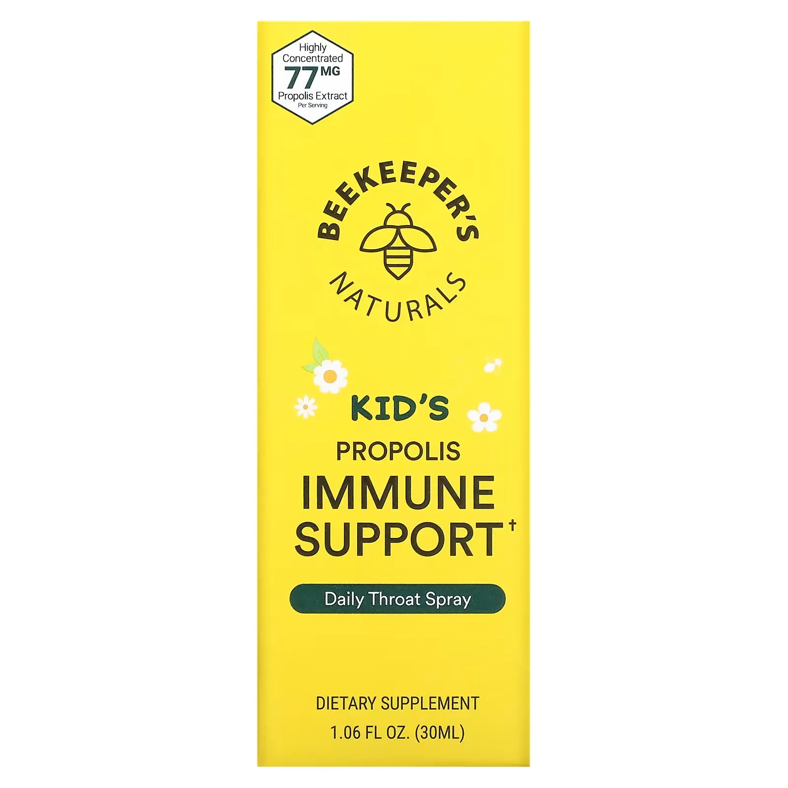 Kids, Propolis Immune Support, Daily Throat Spray, 1.06 fl oz (30 ml)