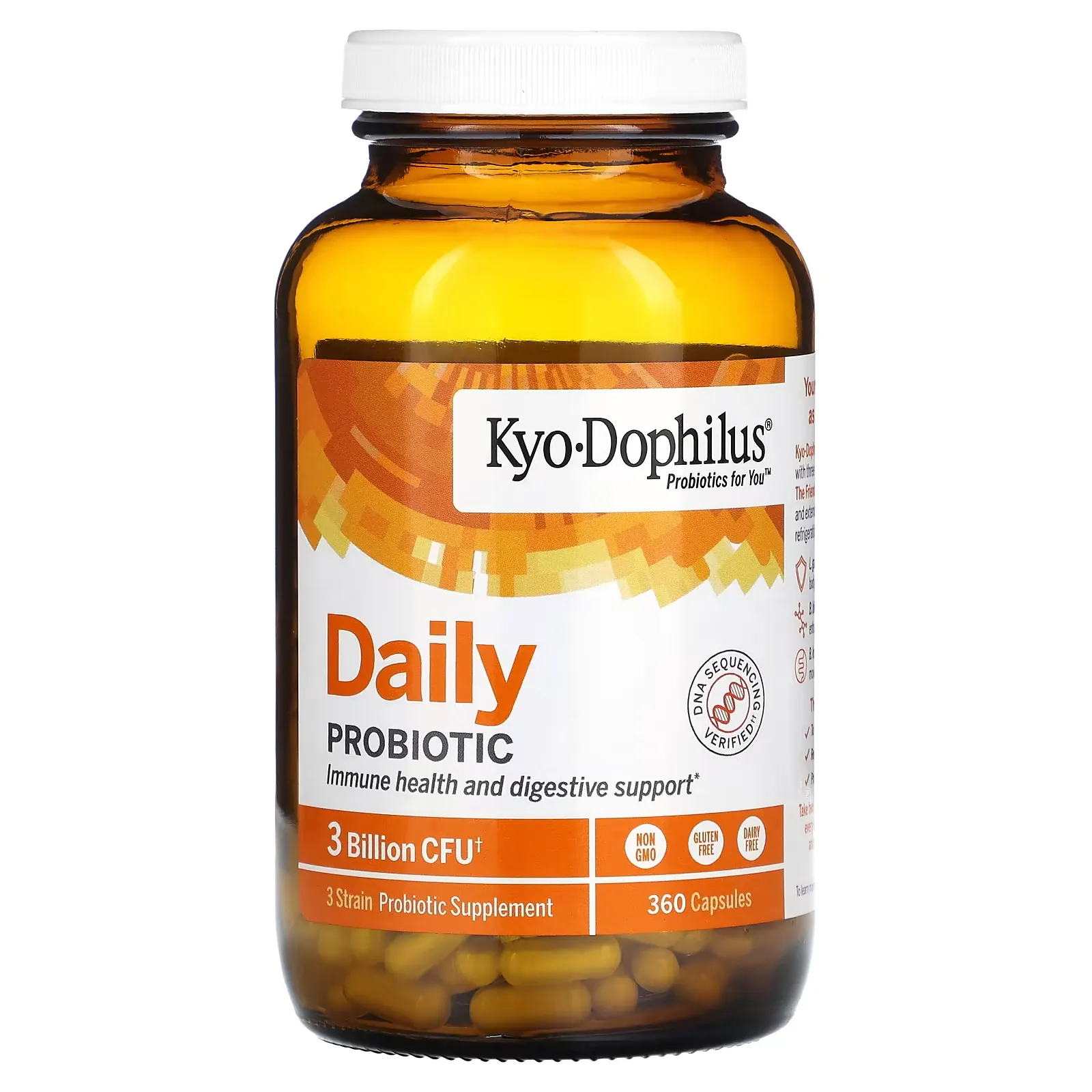 Kyo-Dophilus, Daily Probiotic, 3 Billion CFU, 360 Capsules