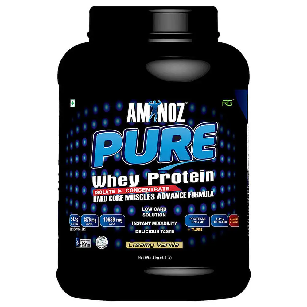 Aminoz Pure Whey Protein,  4.4 lb  Vanilla