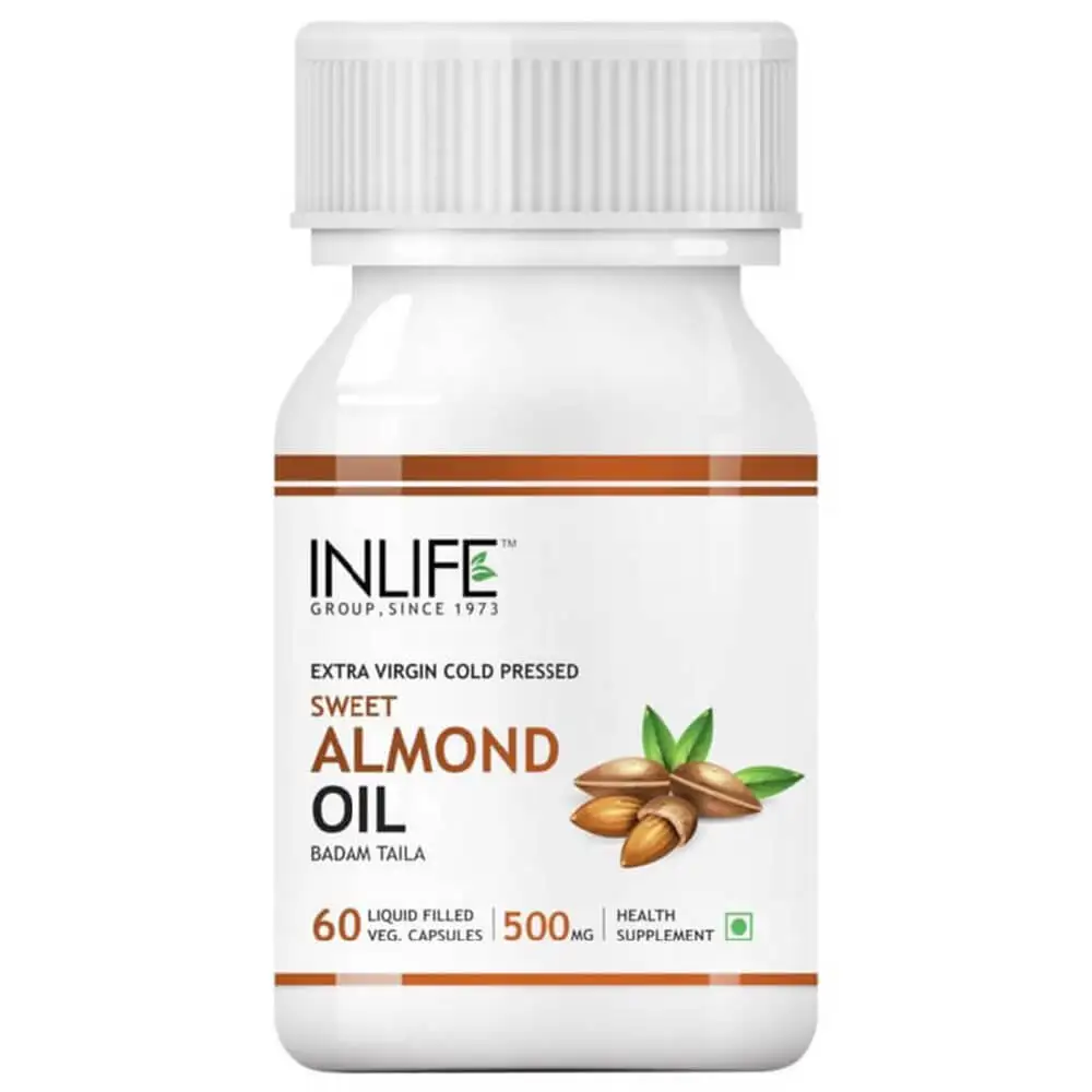 INLIFE Almond Oil,  60 capsules