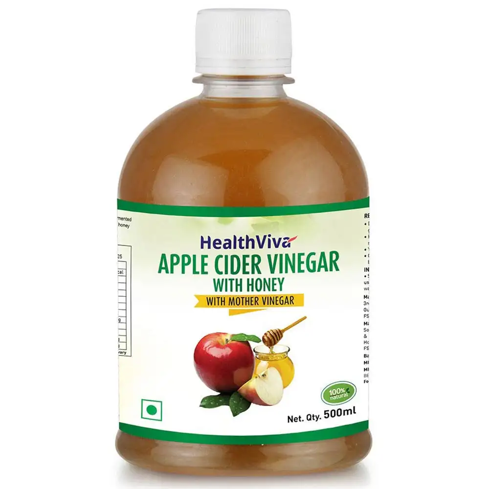 HealthViva Apple Cider Vinegar with Honey OP,  0.5 L  Honey