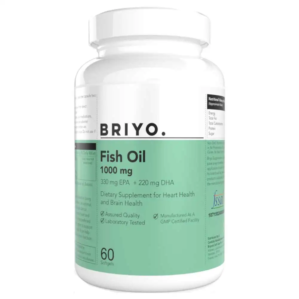 Briyo OptiVital Zeaxanthin Astaxanthin Lutein Omega 3,  60 softgels