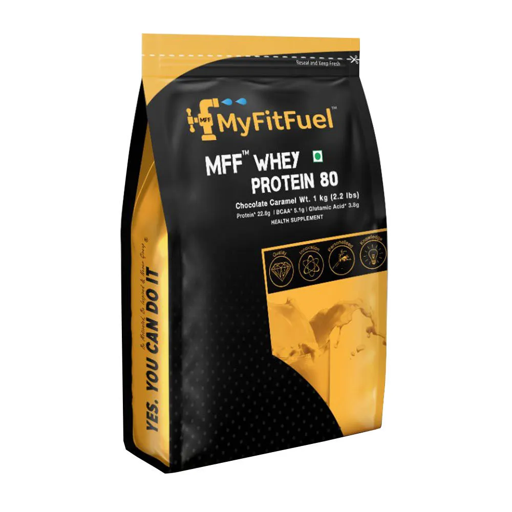 MyFitFuel MFF Whey Protein 80, Chocolate Caramel