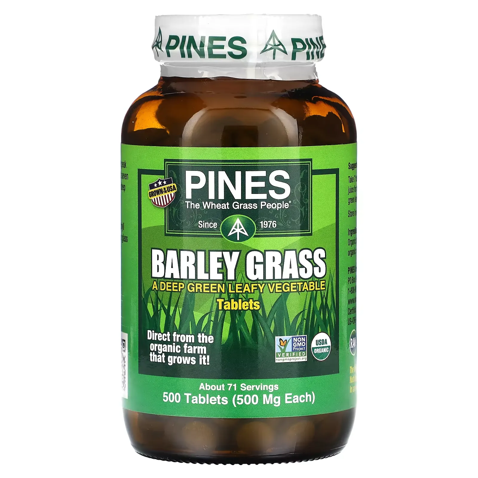 Barley Grass, 500 Tablets