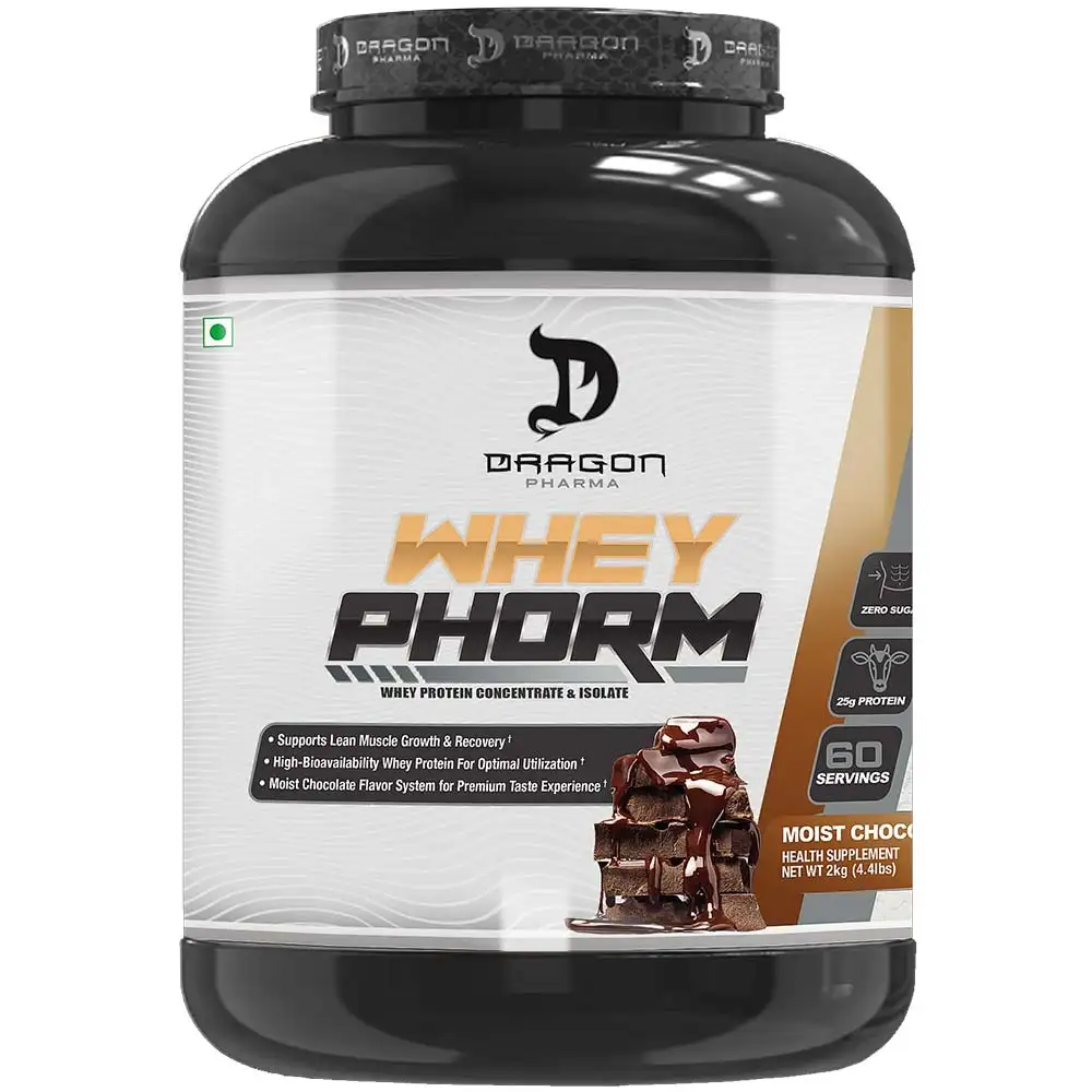 Dragon Pharma Whey Phorm,  4.4 lb  Moist Chocolate