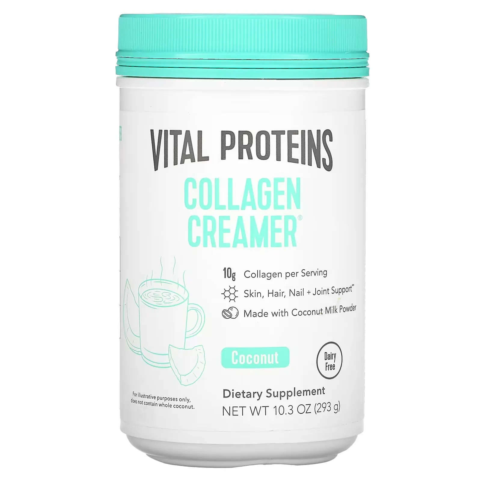 Collagen Creamer, Coconut, 10.3 oz (293 g)