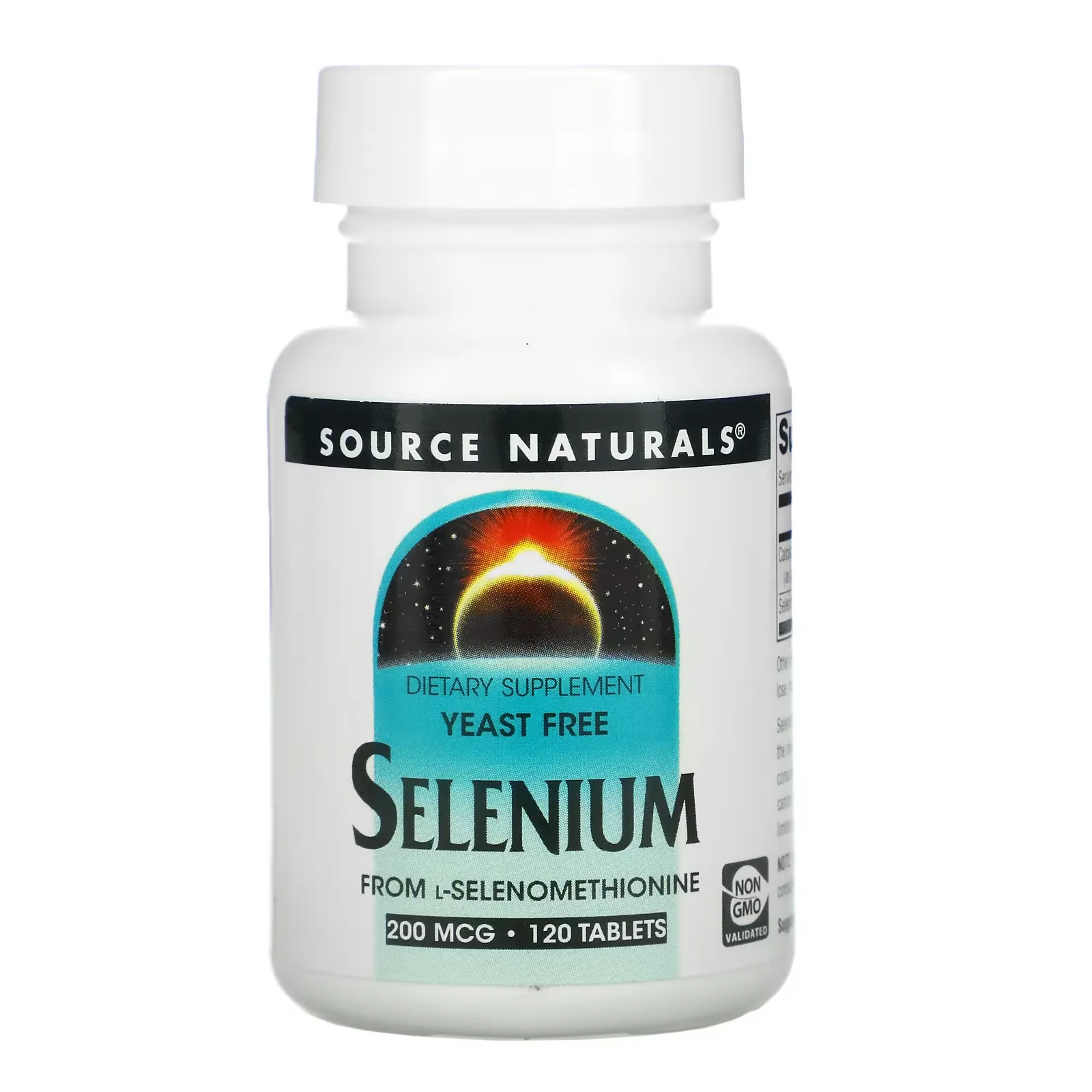 Selenium From L-Selenomethionine, 200 mcg, 120 Tablets