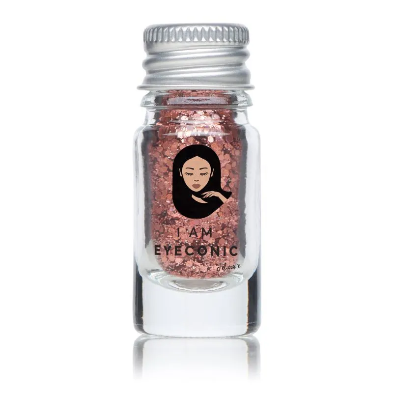 I AM EYECONIC 3d Cosmetic Glitters - Rose Gold