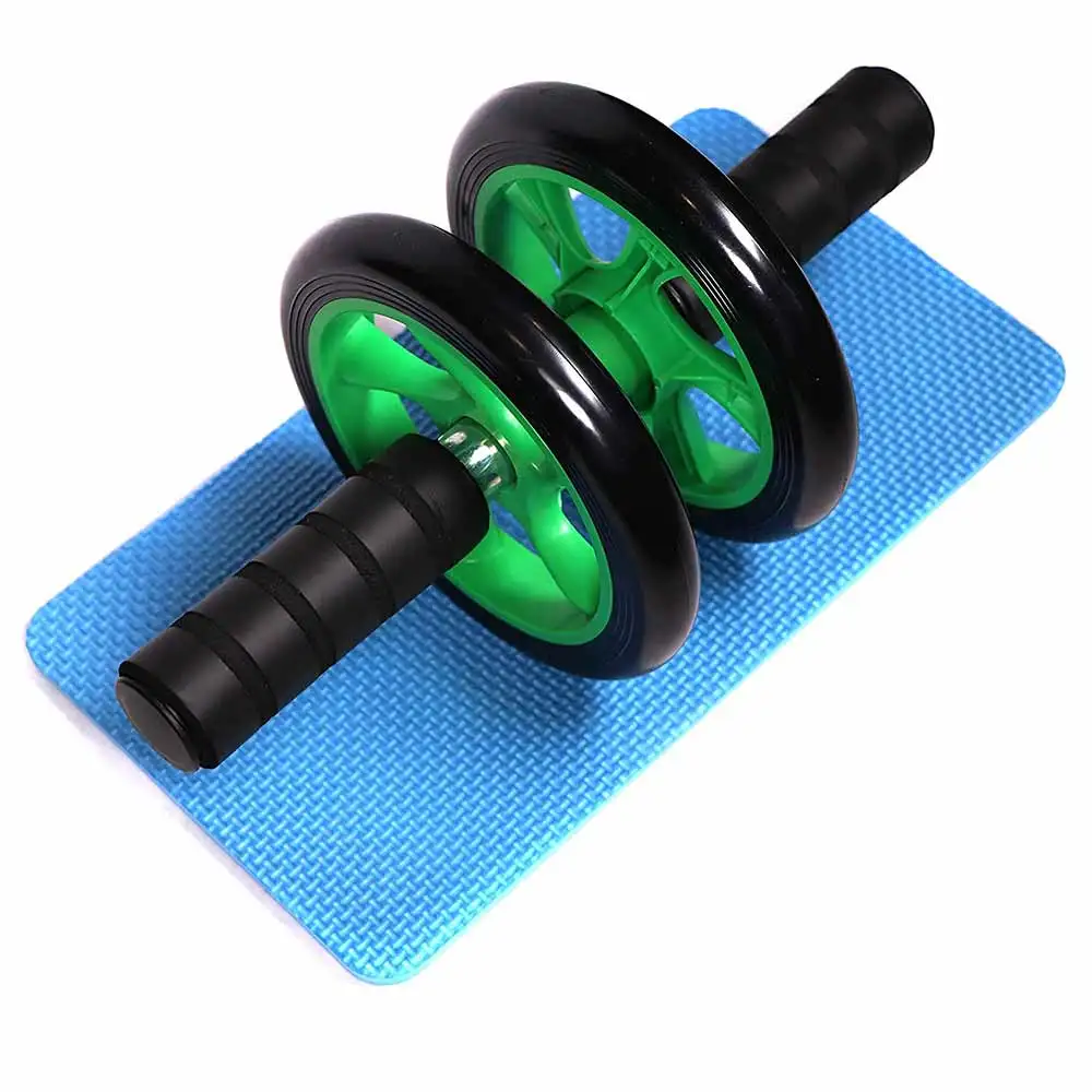 beatXP Abs Roller for Men & Women,  Black & Green  Free Size