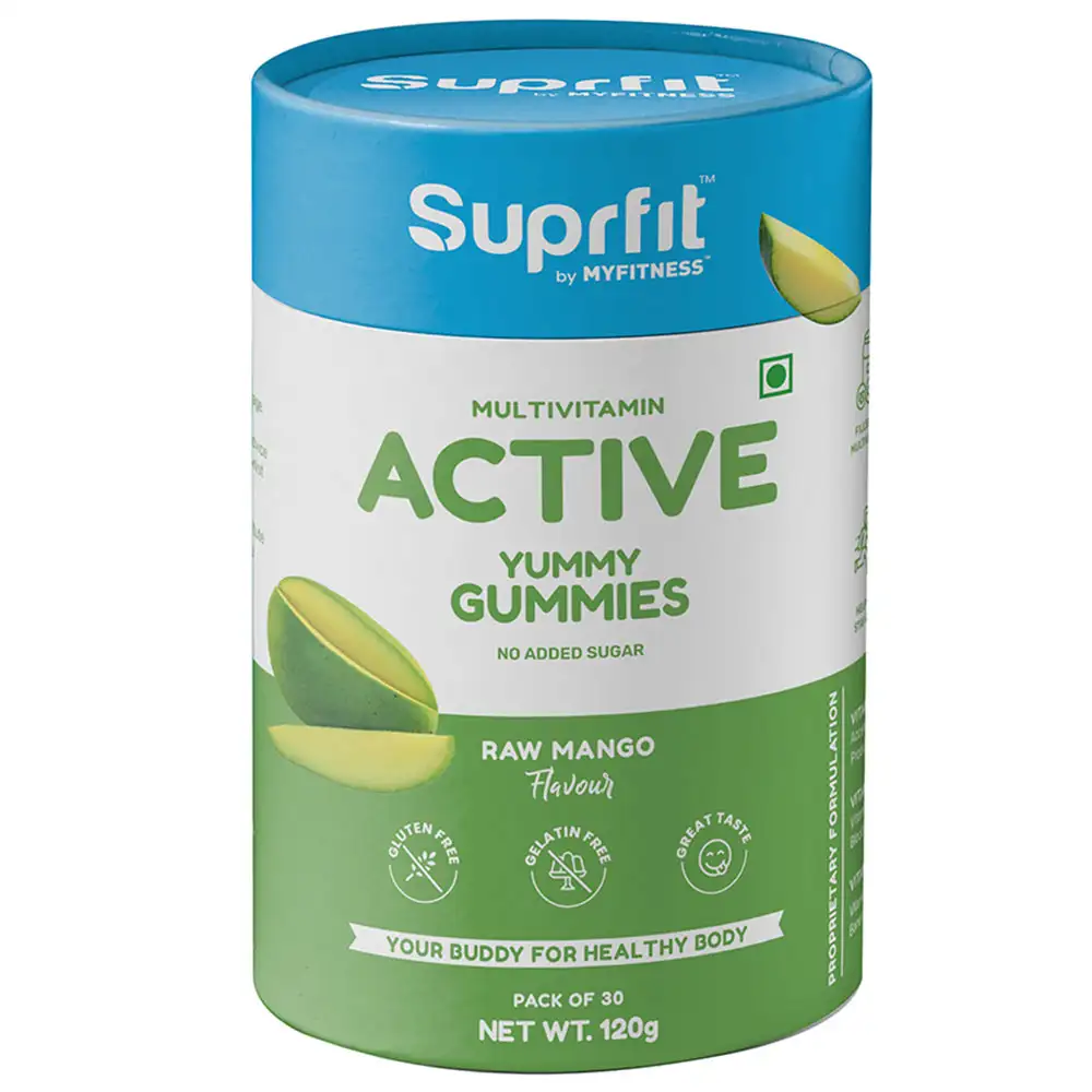 Suprfit ACTIVE Yummy,  30 gummies  Raw Mango