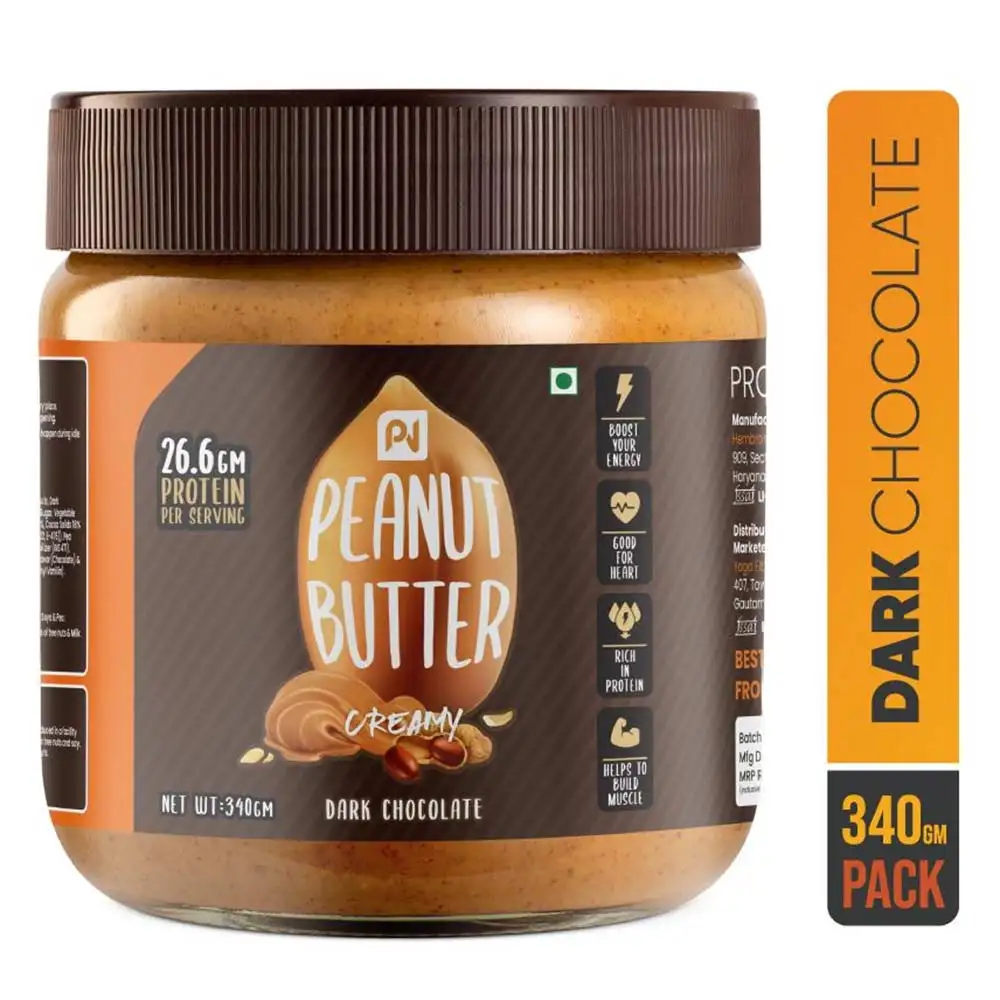 Pro Nutrition & Fitness Dark Chocolate Peanut Butter,  340 g  Creamy