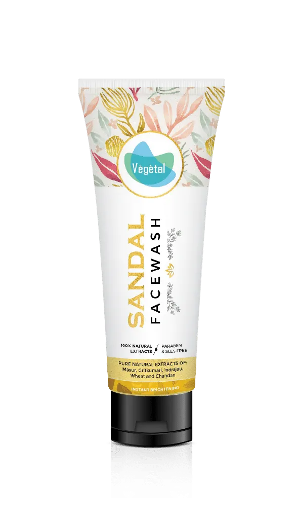 Vegetal Sandal Face Wash