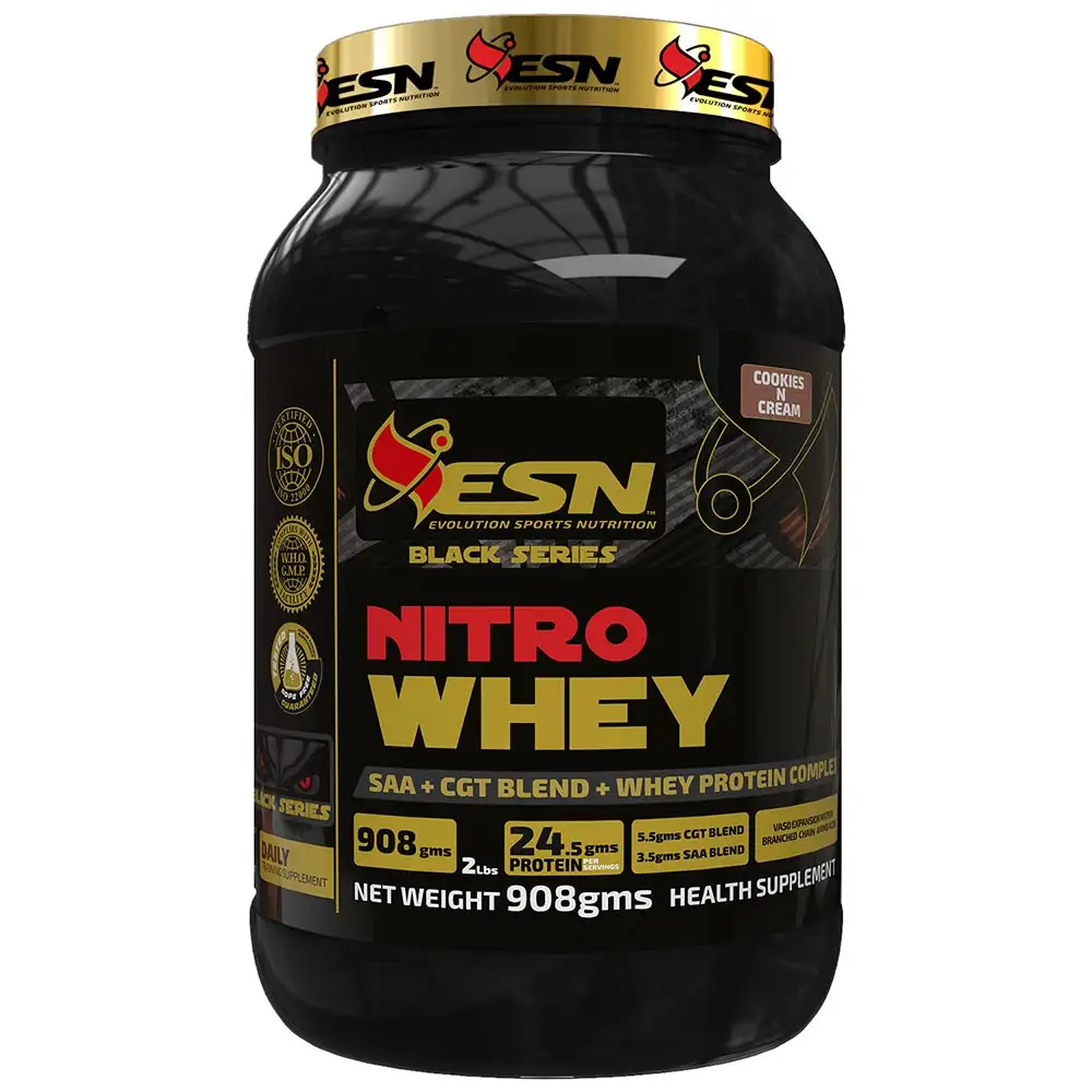 ESN Black Series Nitro Whey,  2 lb  Cookies and Cream