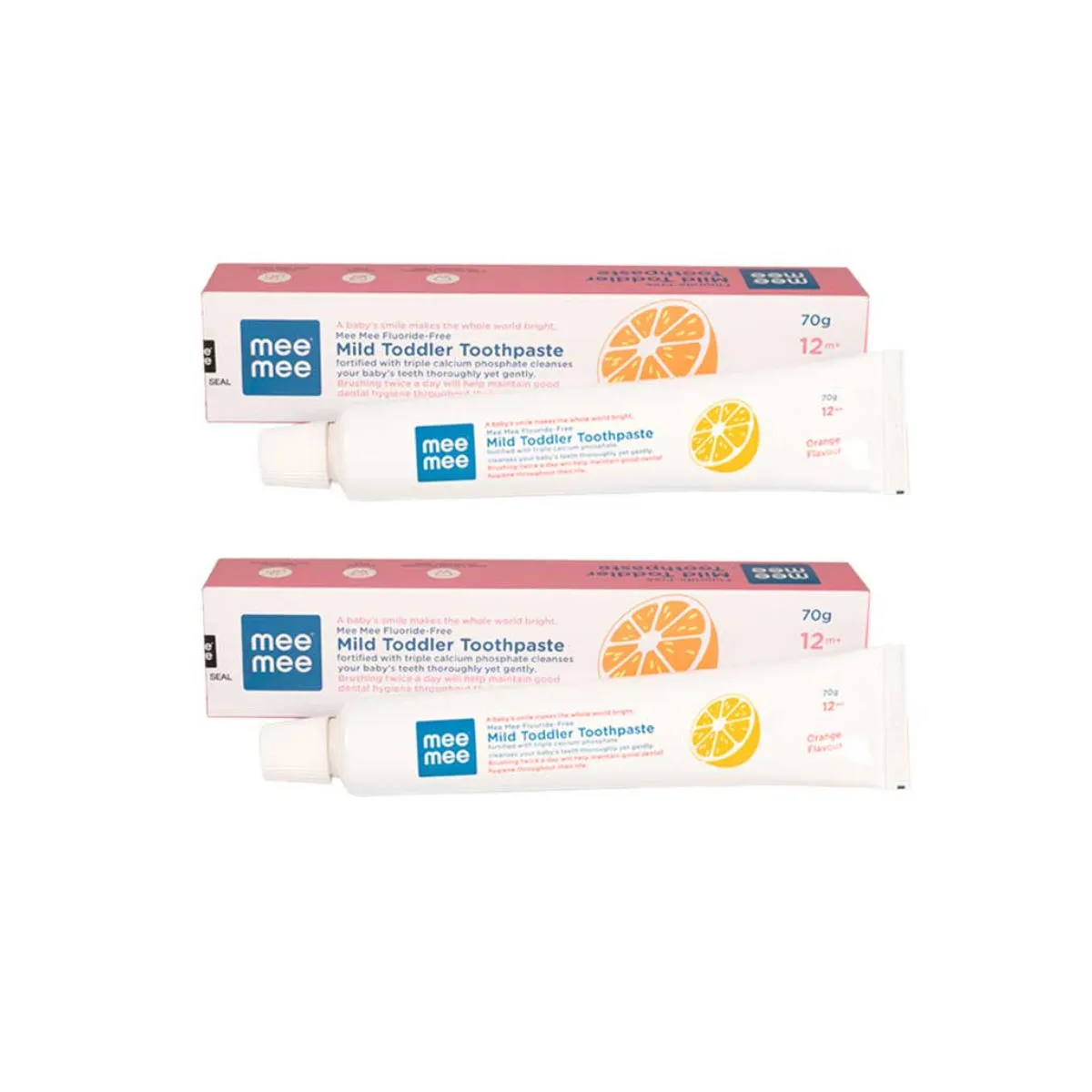 Mee Mee Fluoride-Free Strawberry Flavor Toothpaste