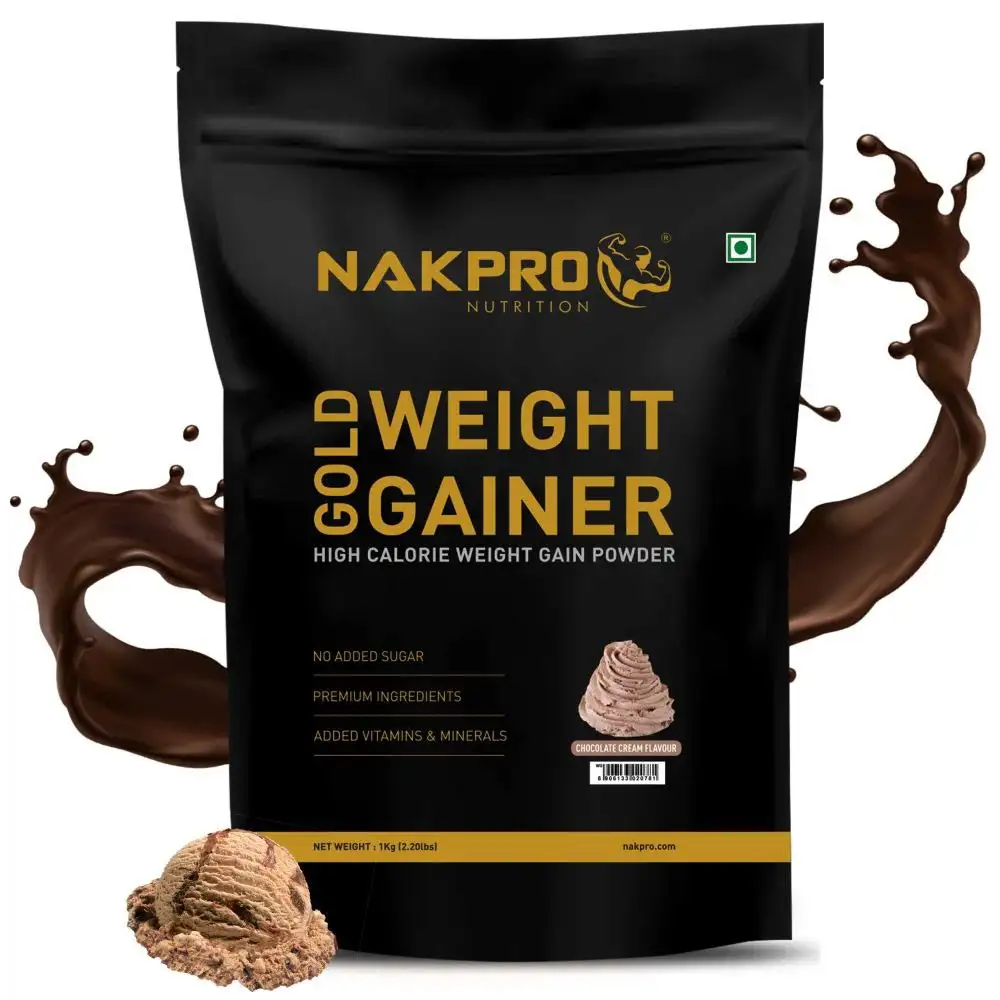 Nakpro Gold Weight Gainer,  2.2 lb  Chocolate Cream