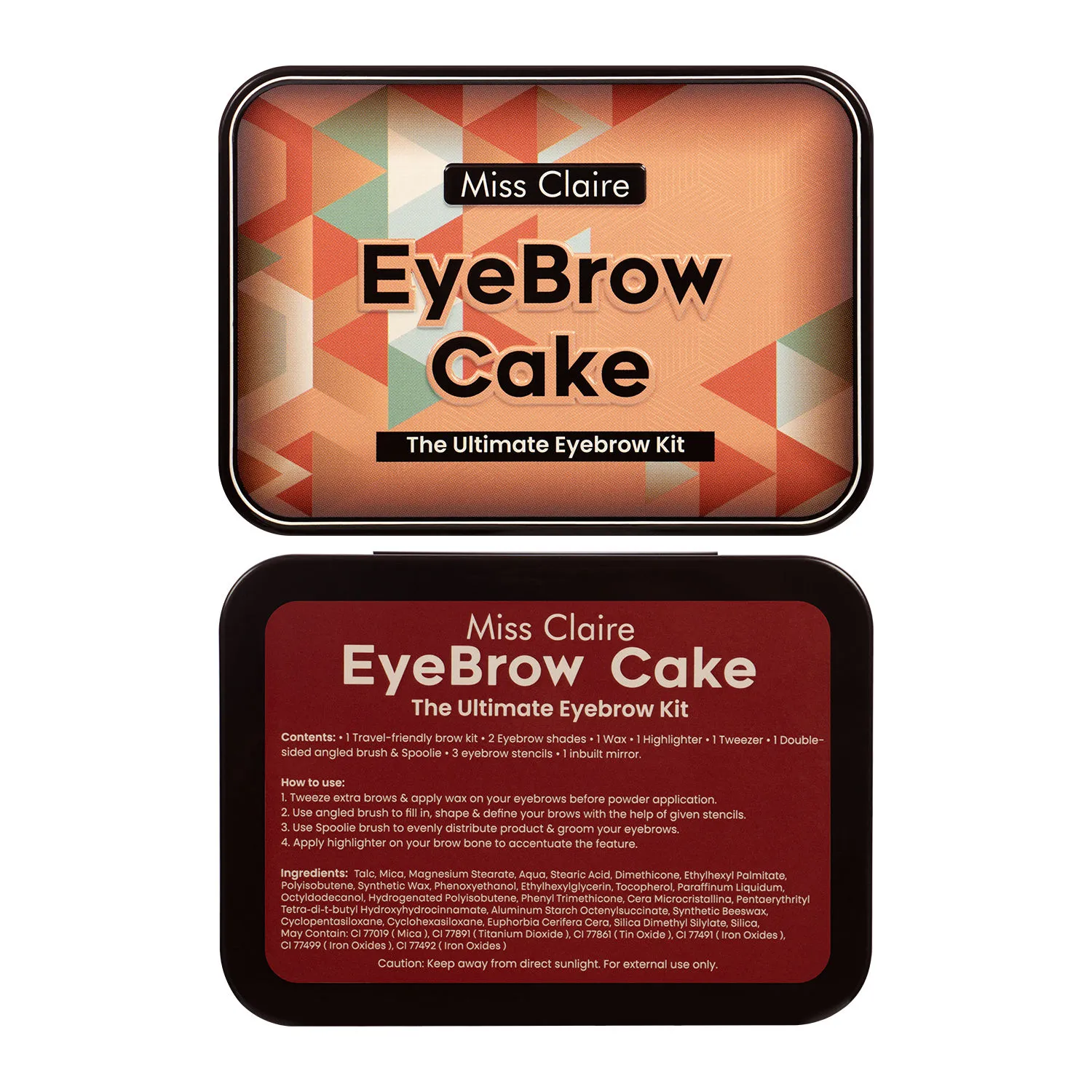 Miss Claire Eyebrow Cake Tin - 02