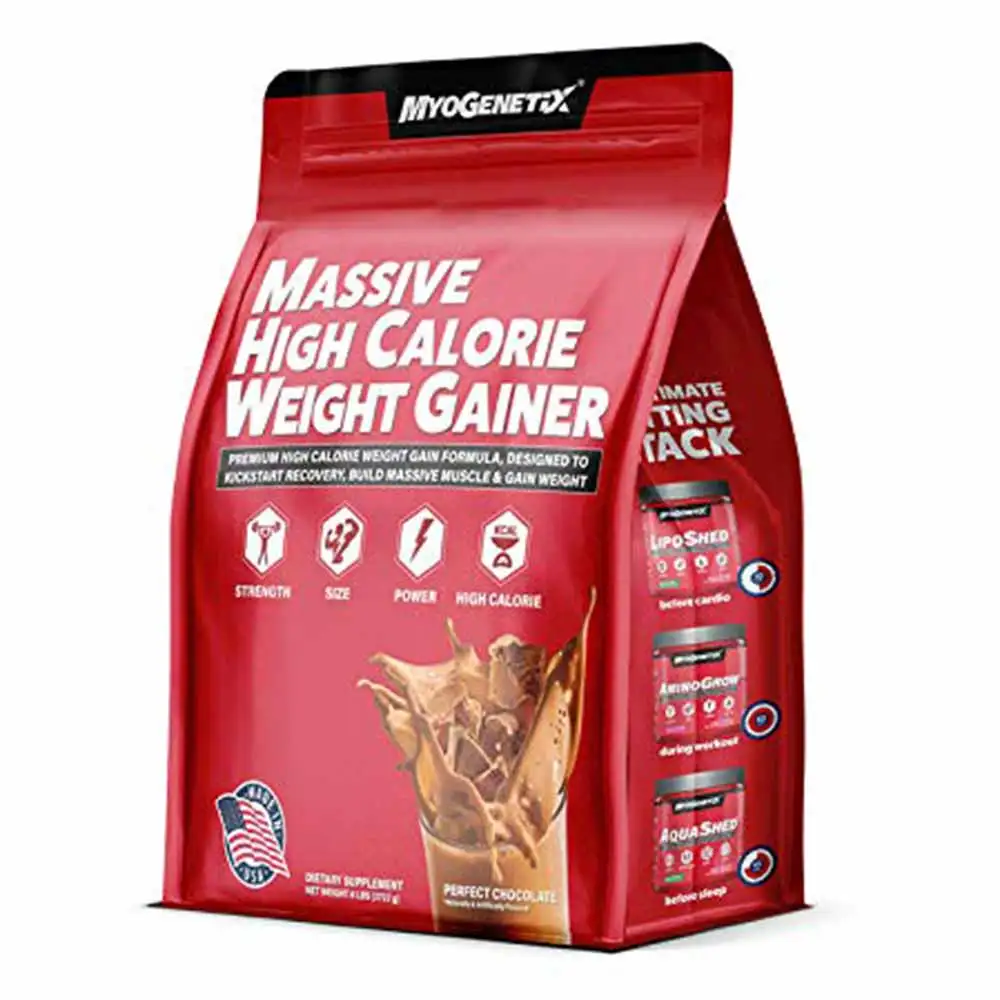 MYOGENETIX Massive High Calorie Weight Gainer,  6 lb  Perfect Chocolate